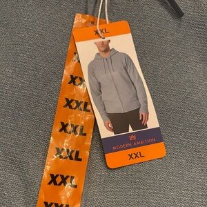 Modern Ambition Men's Blue Zip-Up Sweater